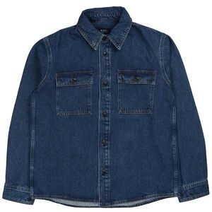 A.P.C. Blue Denim Button-Up Shirt